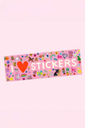 I HEART STICKERS Bumper Sticker