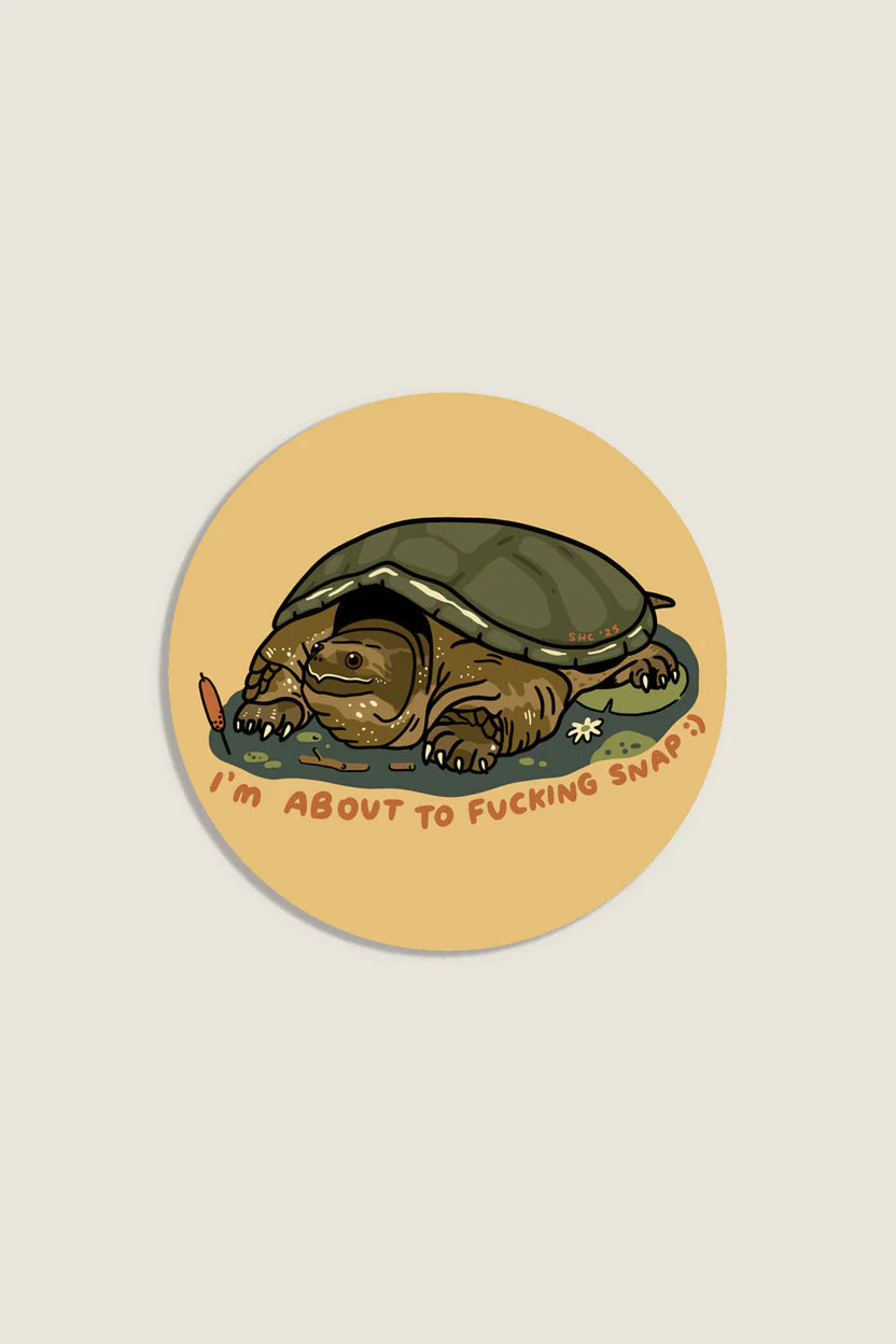 About to Snap Vinyl Sticker