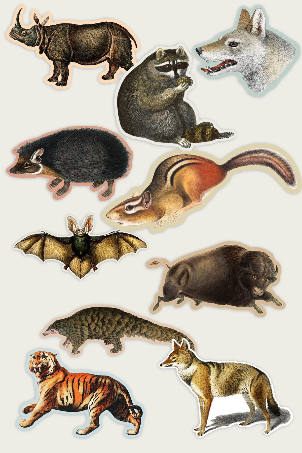 Sticker Pack: Gap Filler Mammals