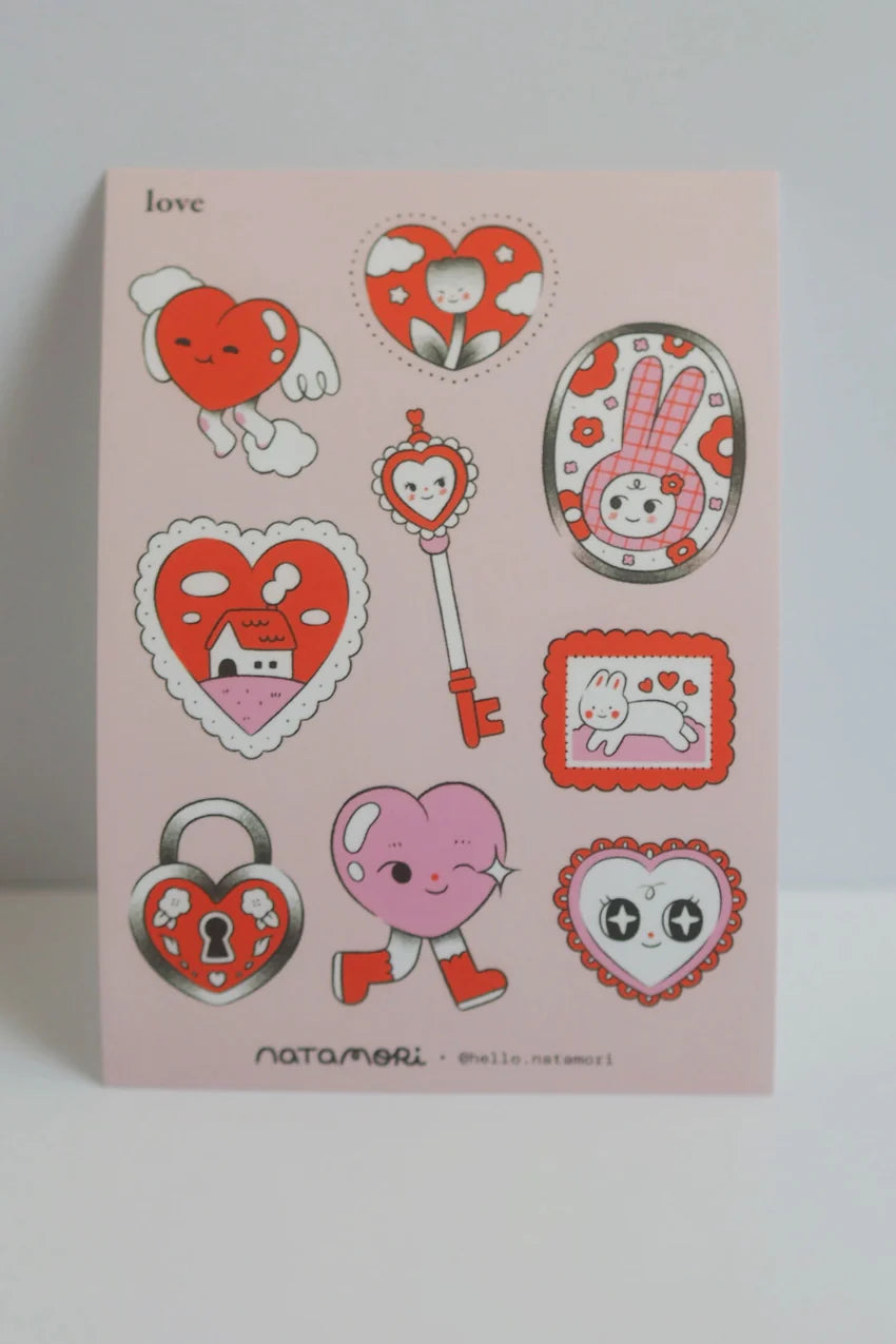 Love - Mini Sticker Sheet