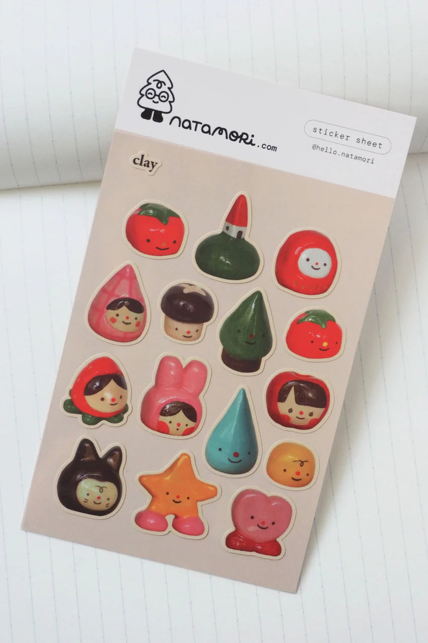 Clay - Sticker Sheet